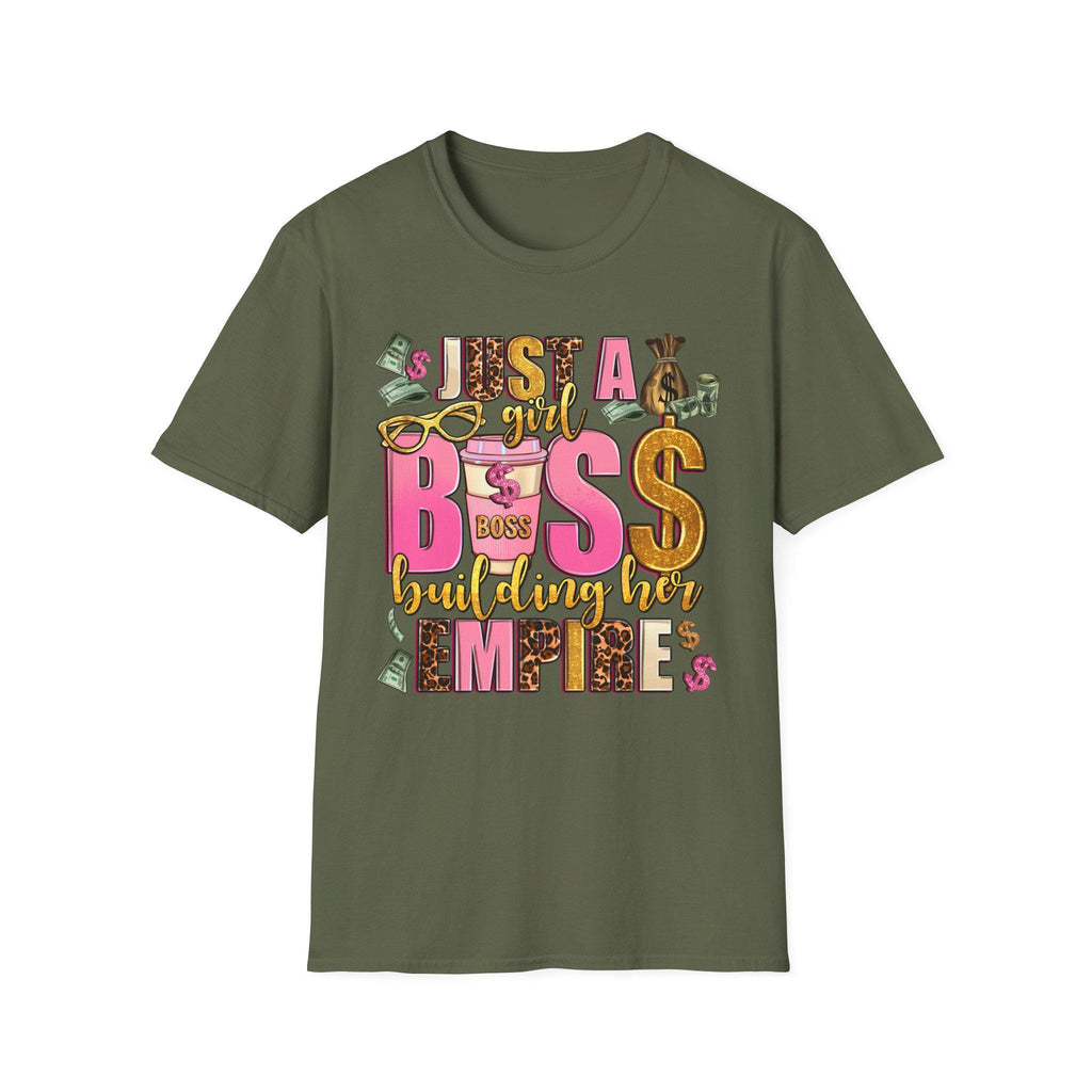 Just a Girl Boss Building Her Empire T-Shirt Feminine Money Girl Power