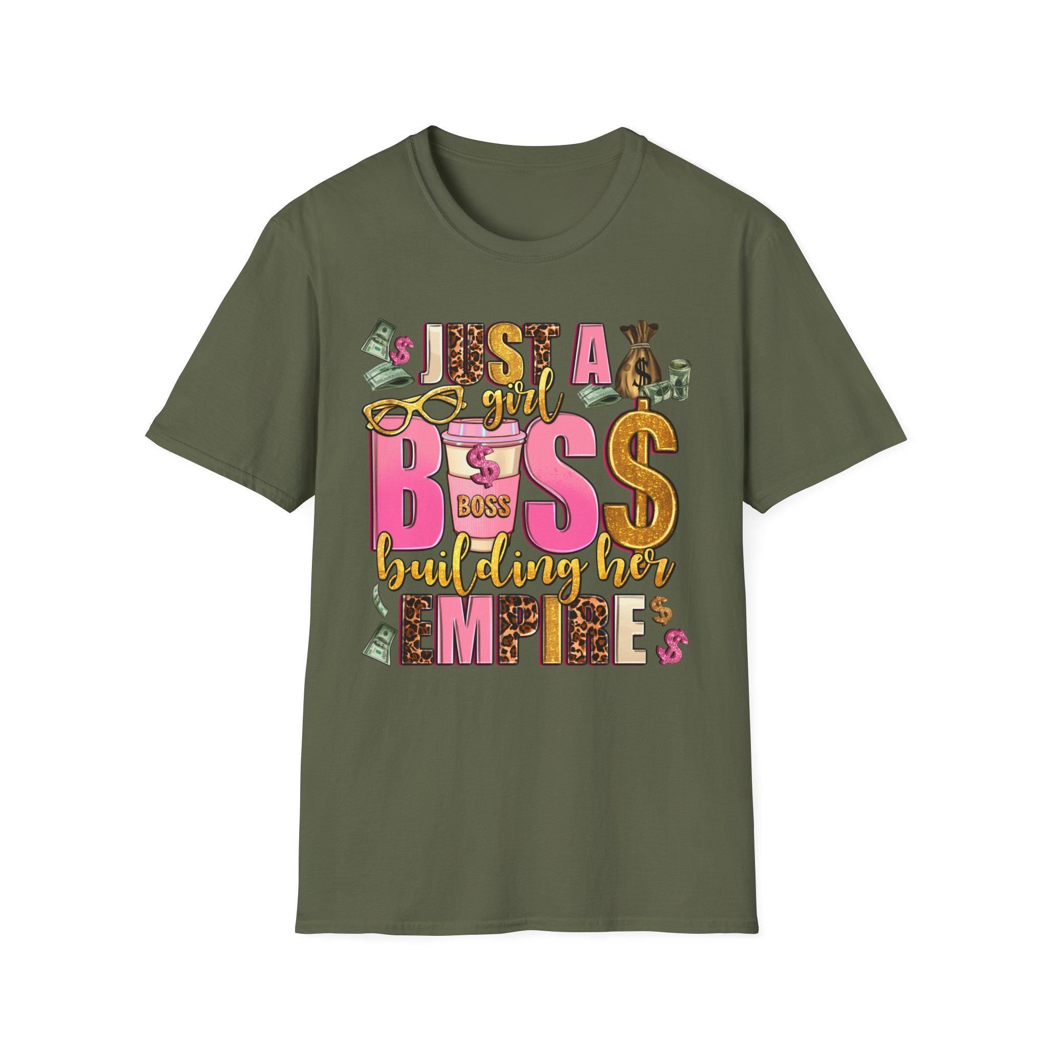 Just a Girl Boss Building Her Empire T-Shirt Feminine Money Girl Power